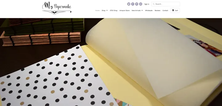 E-commerce and product website design sample