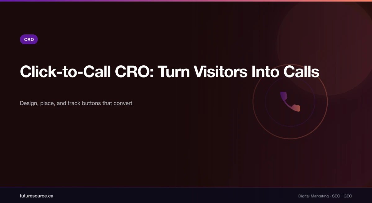 CRO du clic pour appeler : transformez vos visiteurs en appels